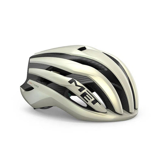 MET Trenta 3K Carbon MIPS Cycling Helmet - Vanilla/Gold-Velodrom CC