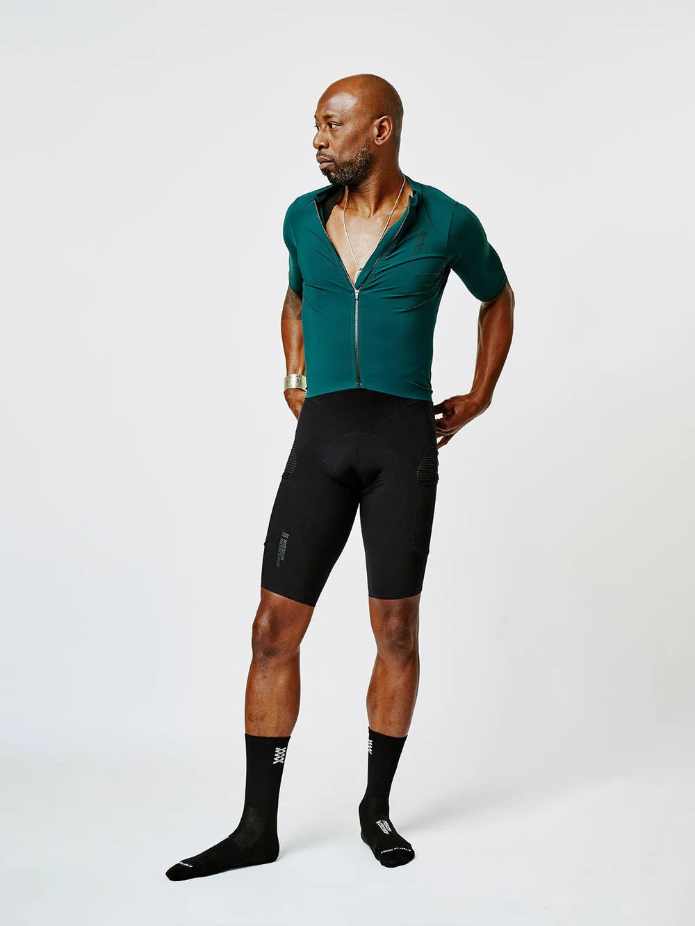 MISSION WORKSHOP Pro Bib Shorts - Black-Bib Shorts-