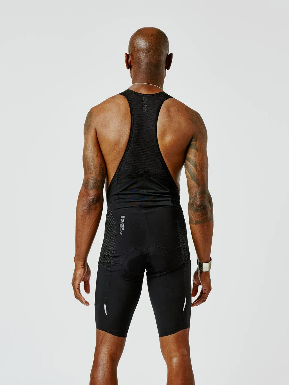 MISSION WORKSHOP Pro Bib Shorts - Black-Bib Shorts-