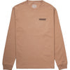 LASER Montseny Outside is Free LS Tee - Taupe-T-Shirts-27847814