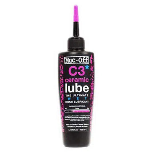 MUC OFF C3 CERAMIC LUBE PRMIUM WET - 120ml-Lubricants-5037835870008