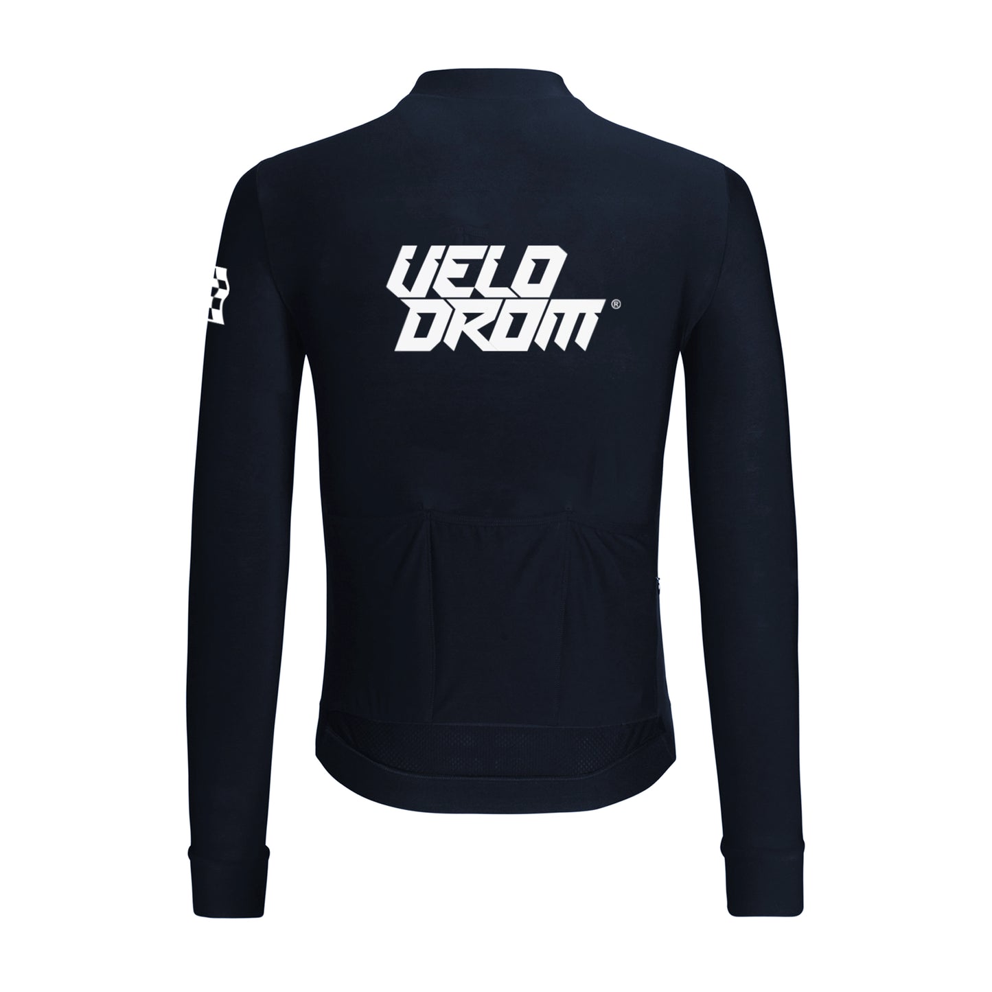 VELODROM RaceDay 2.0 Thermal Long Sleeve Jersey - Navy/White