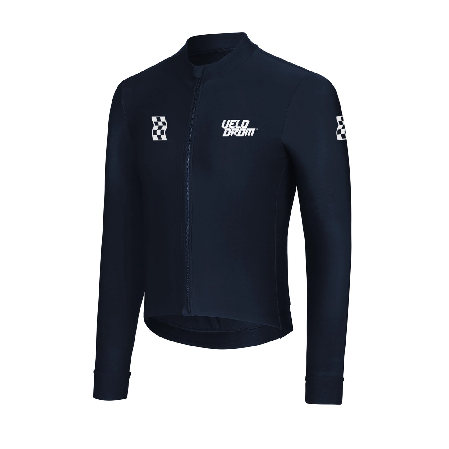 VELODROM RaceDay 2.0 Thermal Long Sleeve Jersey - Navy/White