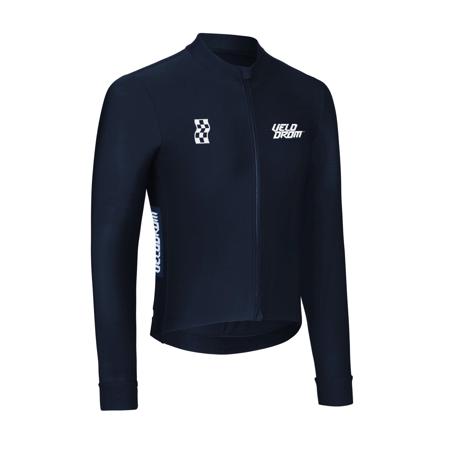 VELODROM RaceDay 2.0 Thermal Long Sleeve Jersey - Navy/White