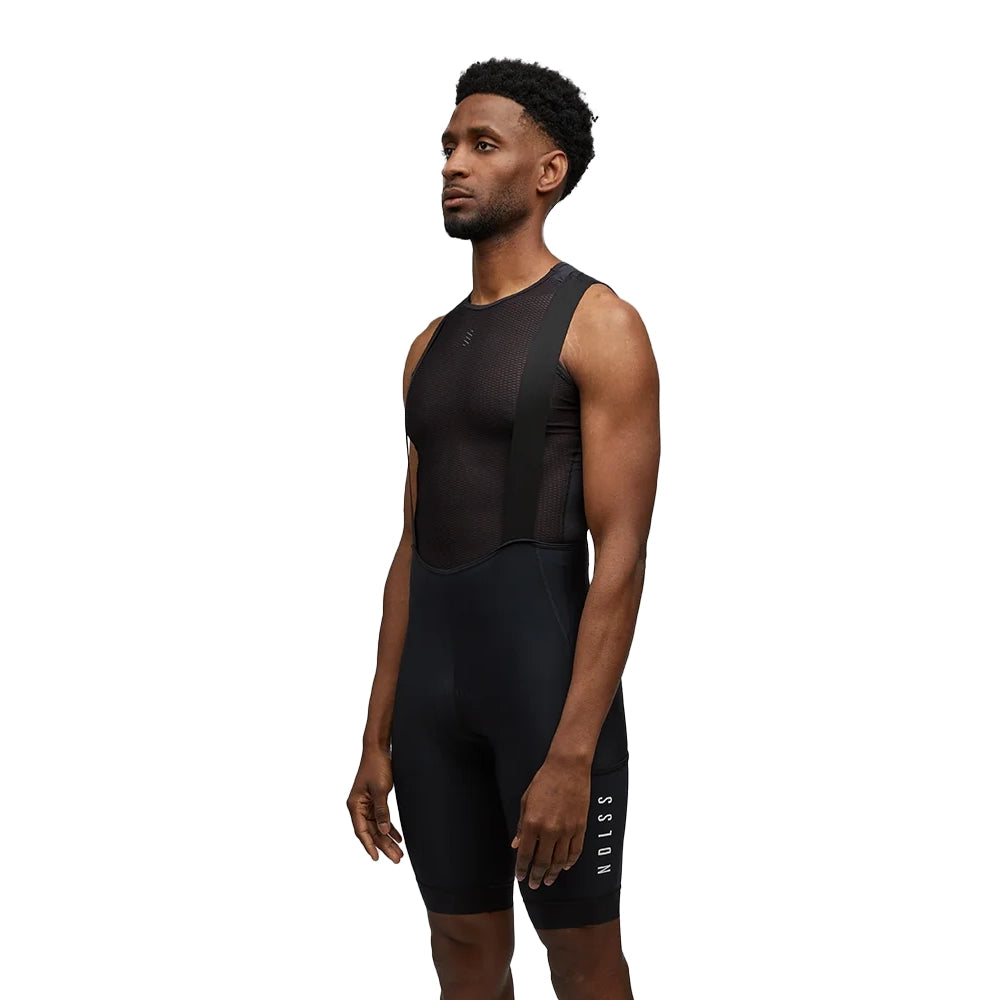 NDLSS Cargo Bib Shorts - Black-Bib Shorts-