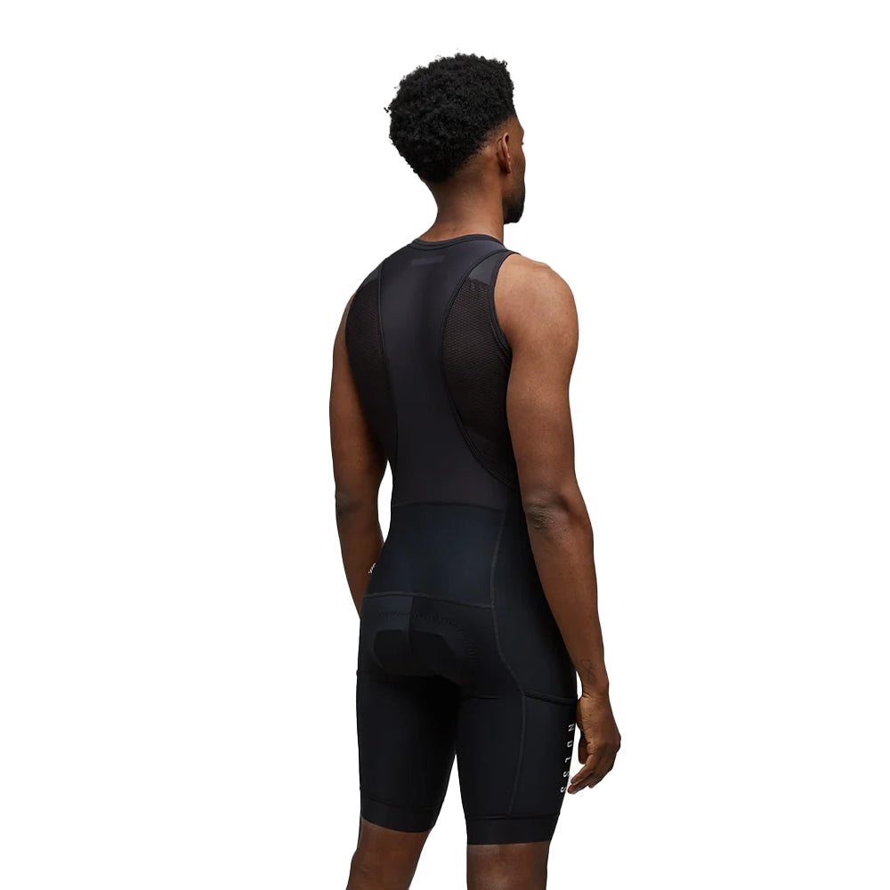 NDLSS Cargo Bib Shorts - Black-Bib Shorts-