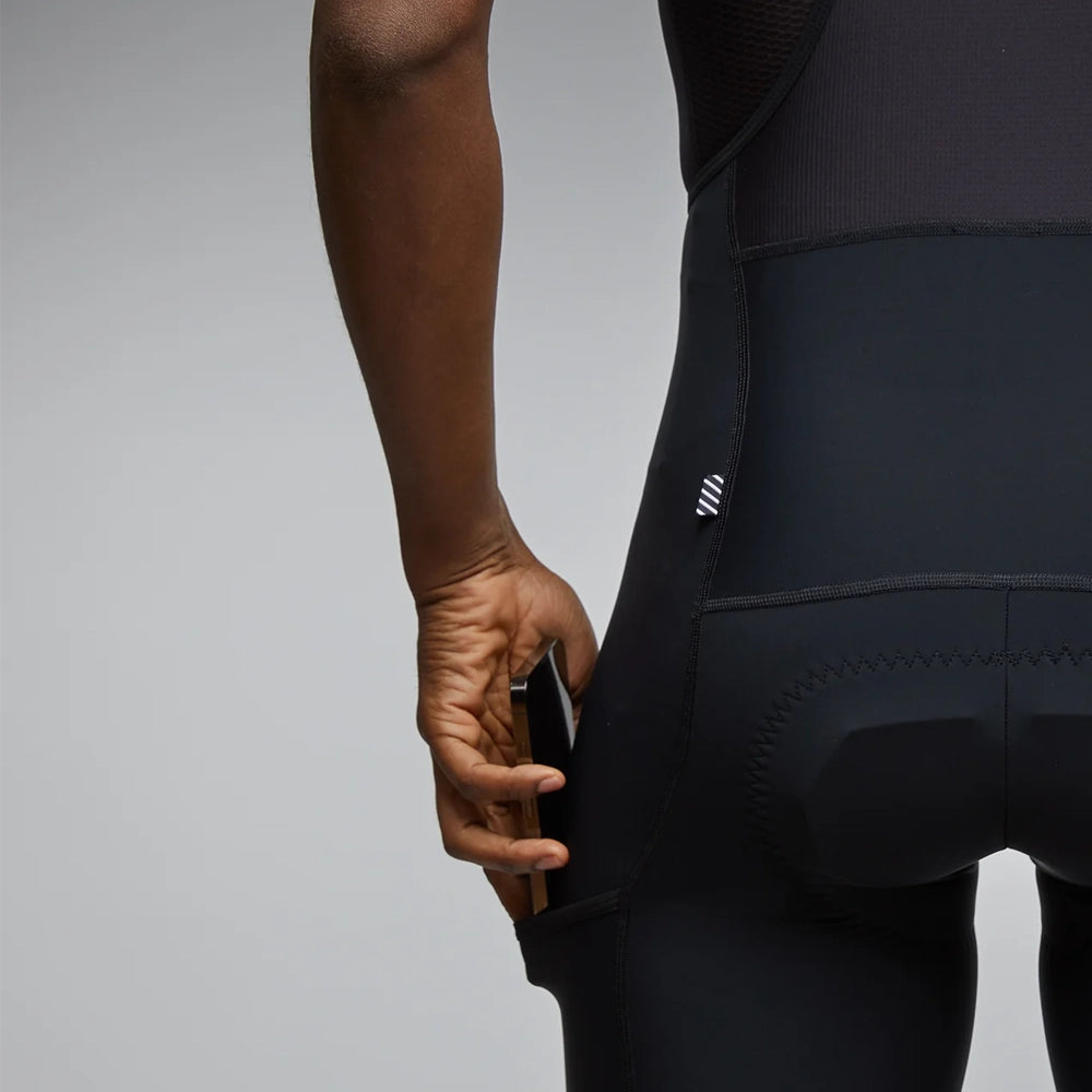 NDLSS Cargo Bib Shorts - Black-Bib Shorts-