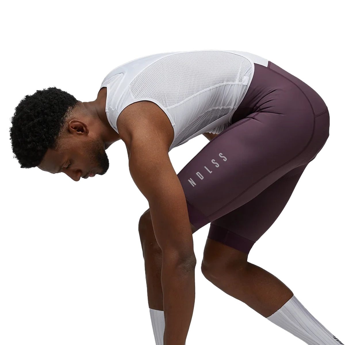 NDLSS Fast Bib Shorts 2.0 - Plum-Bib Shorts-