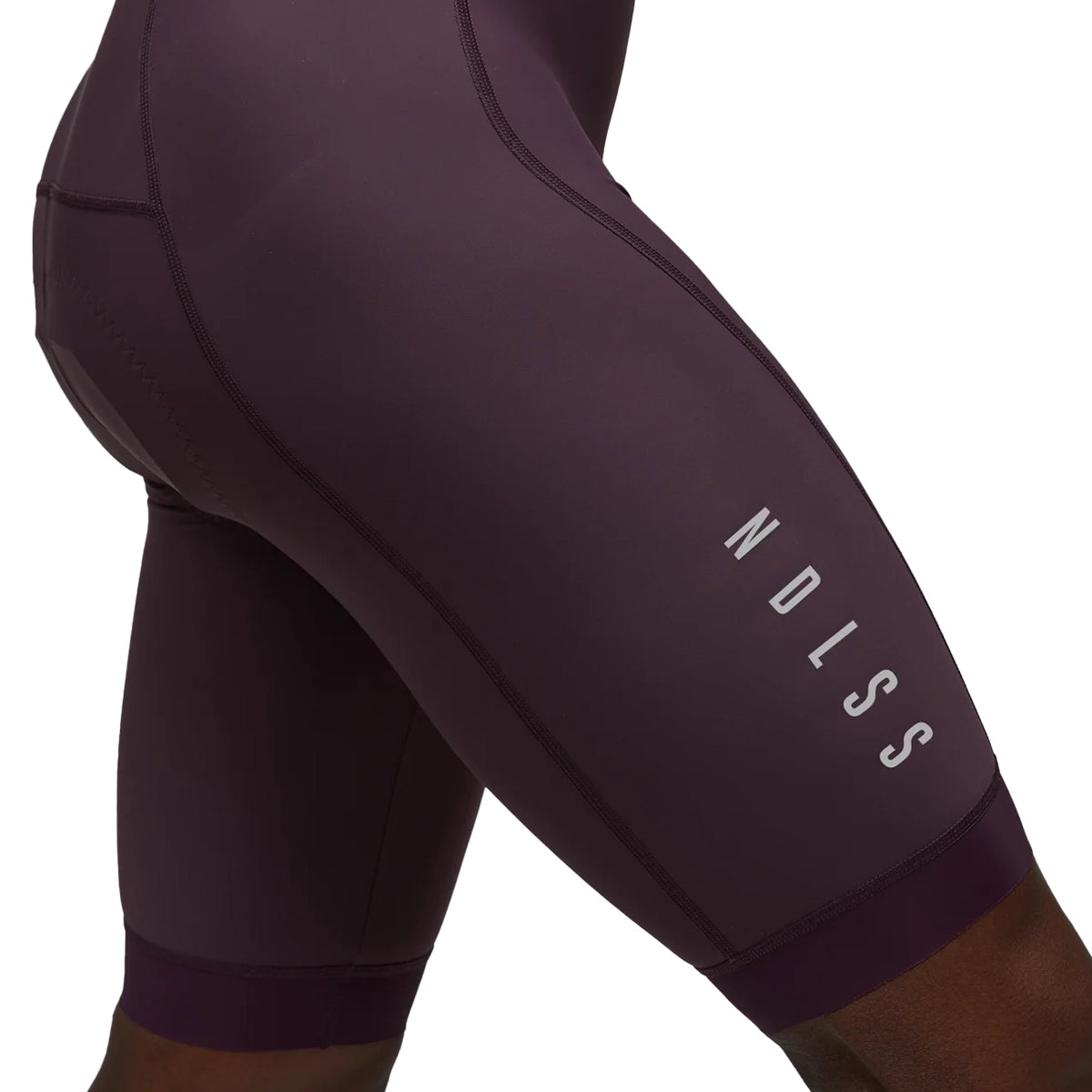 NDLSS Fast Bib Shorts 2.0 - Plum-Bib Shorts-