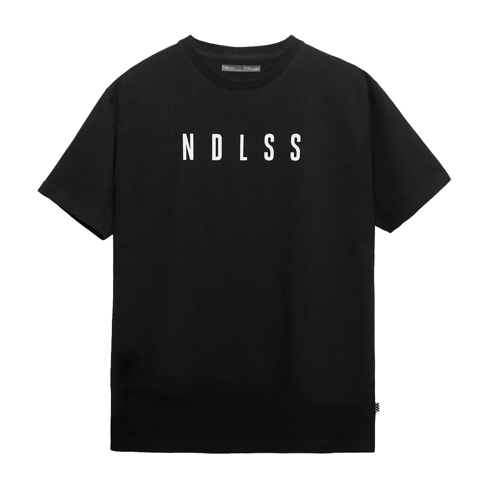 NDLSS Logo Tshirt - Black-T-Shirts-98745619874