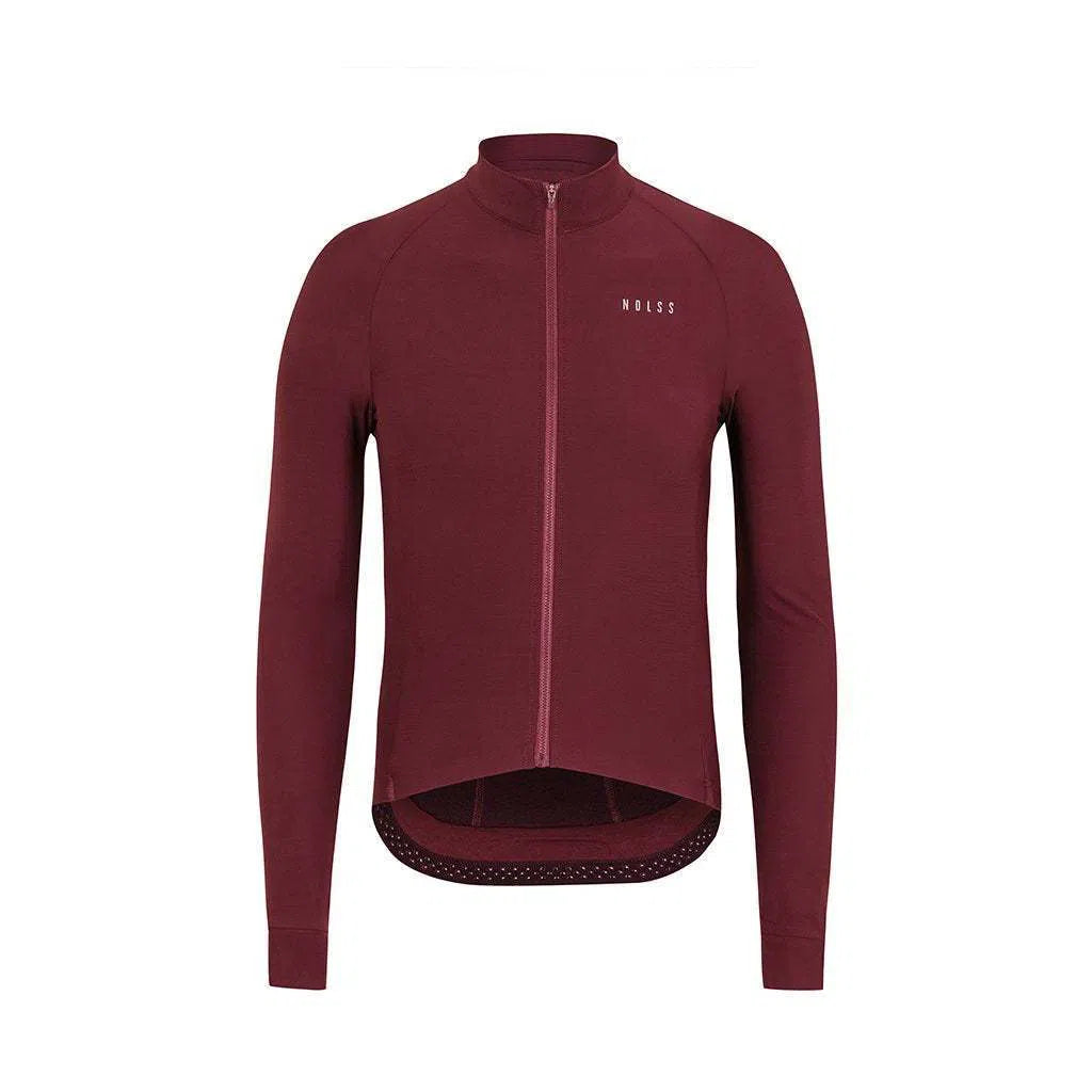 NDLSS Long Sleeve Jersey AW22 - Redwood-Long Sleeve Jerseys-07940486