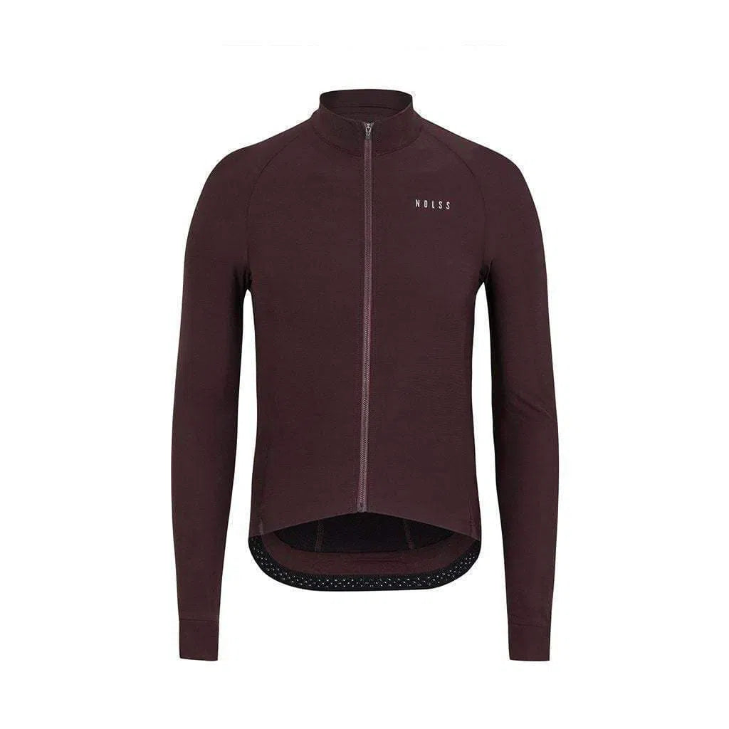 NDLSS Long Sleeve Jersey AW22 - Wine-Long Sleeve Jerseys-