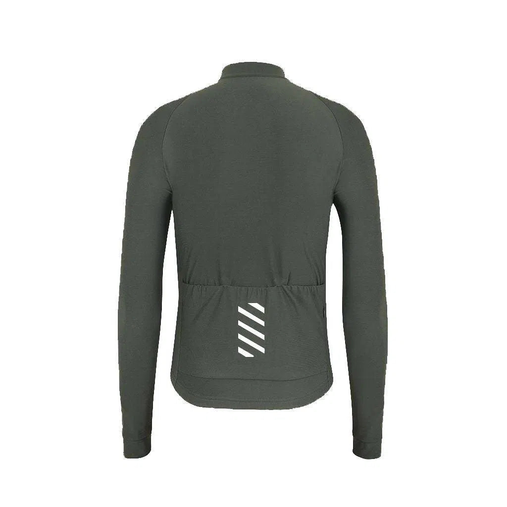 NDLSS Long Sleeve Jersey AW23 - Dark Olive-Long Sleeve Jerseys-