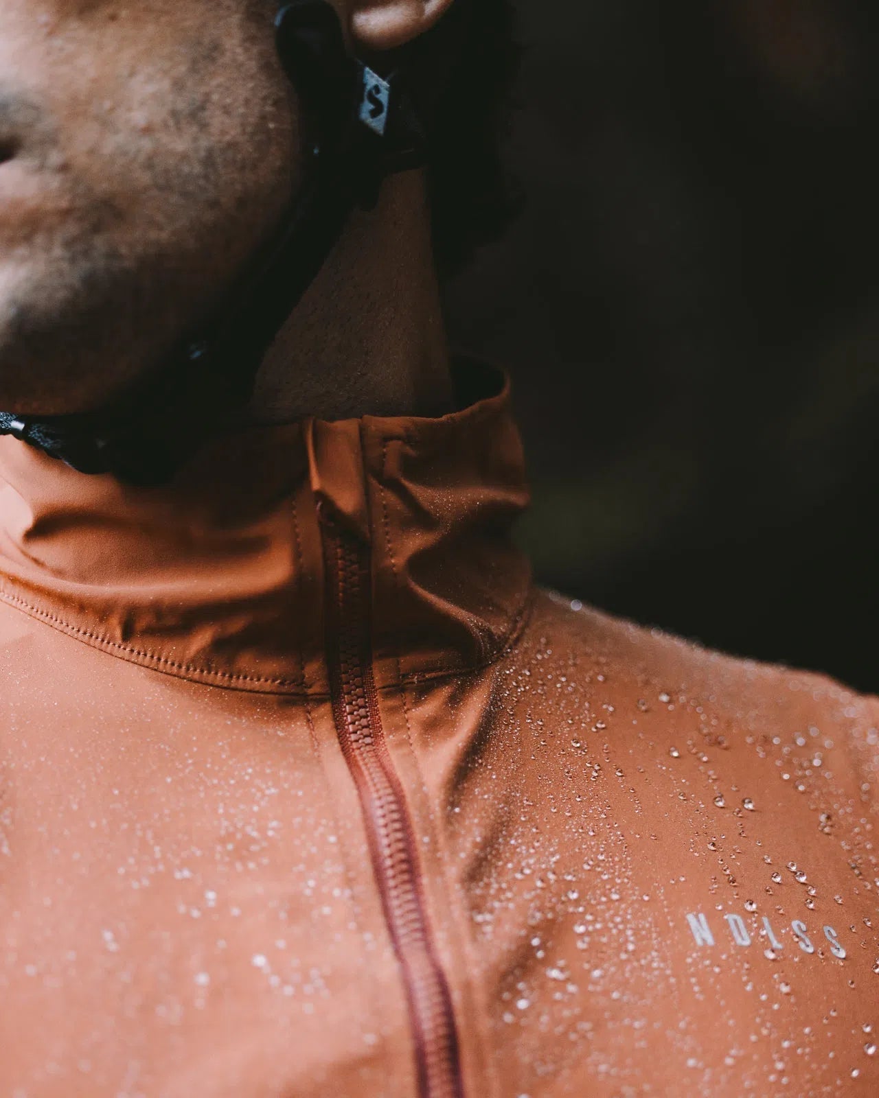 NDLSS Rain Jacket AW23 - Rust-Jackets-