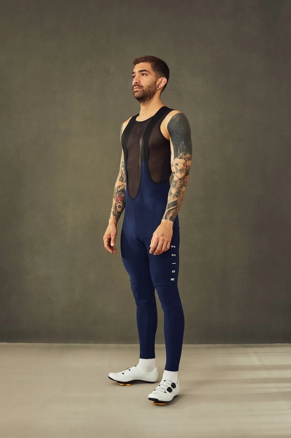 NDLSS Thermal Bib Tights - Navy-Bib Tights-