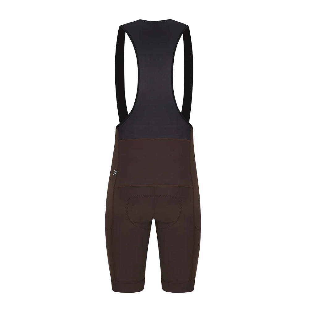 NDLSS Women Cargo Bib Short - Wood-Women Bib Shorts-