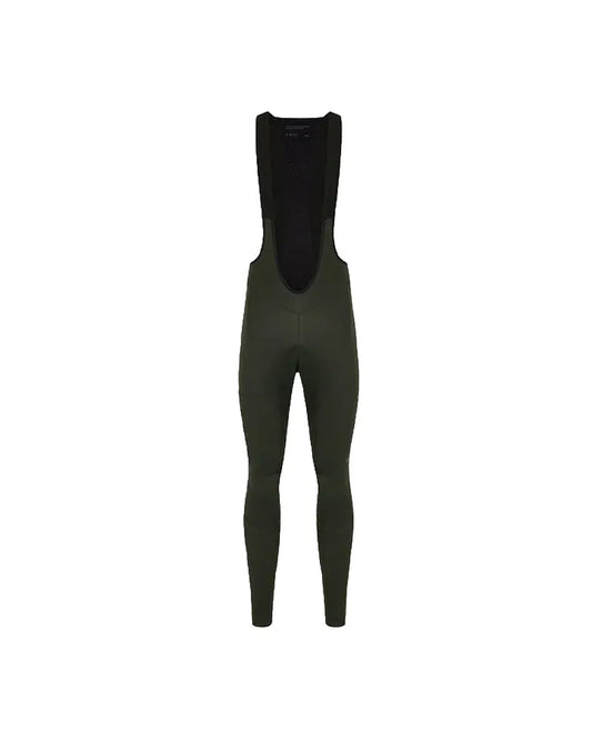 NDLSS Women Thermal Bib Tights AW22 - Forest Green-Bib Tights-24047494