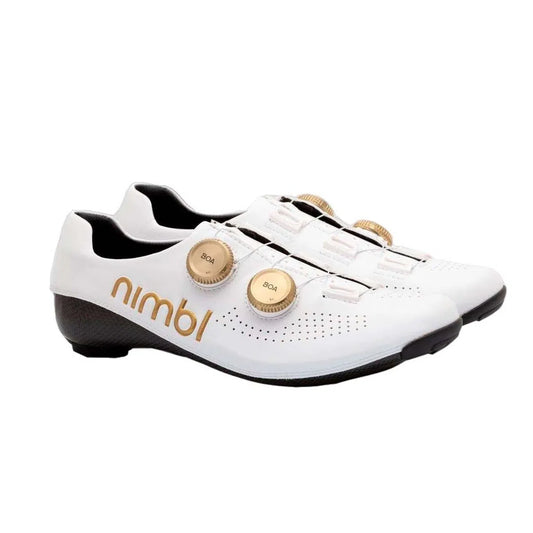 NIMBL SHOES ULTIMATE WHITE front white gold