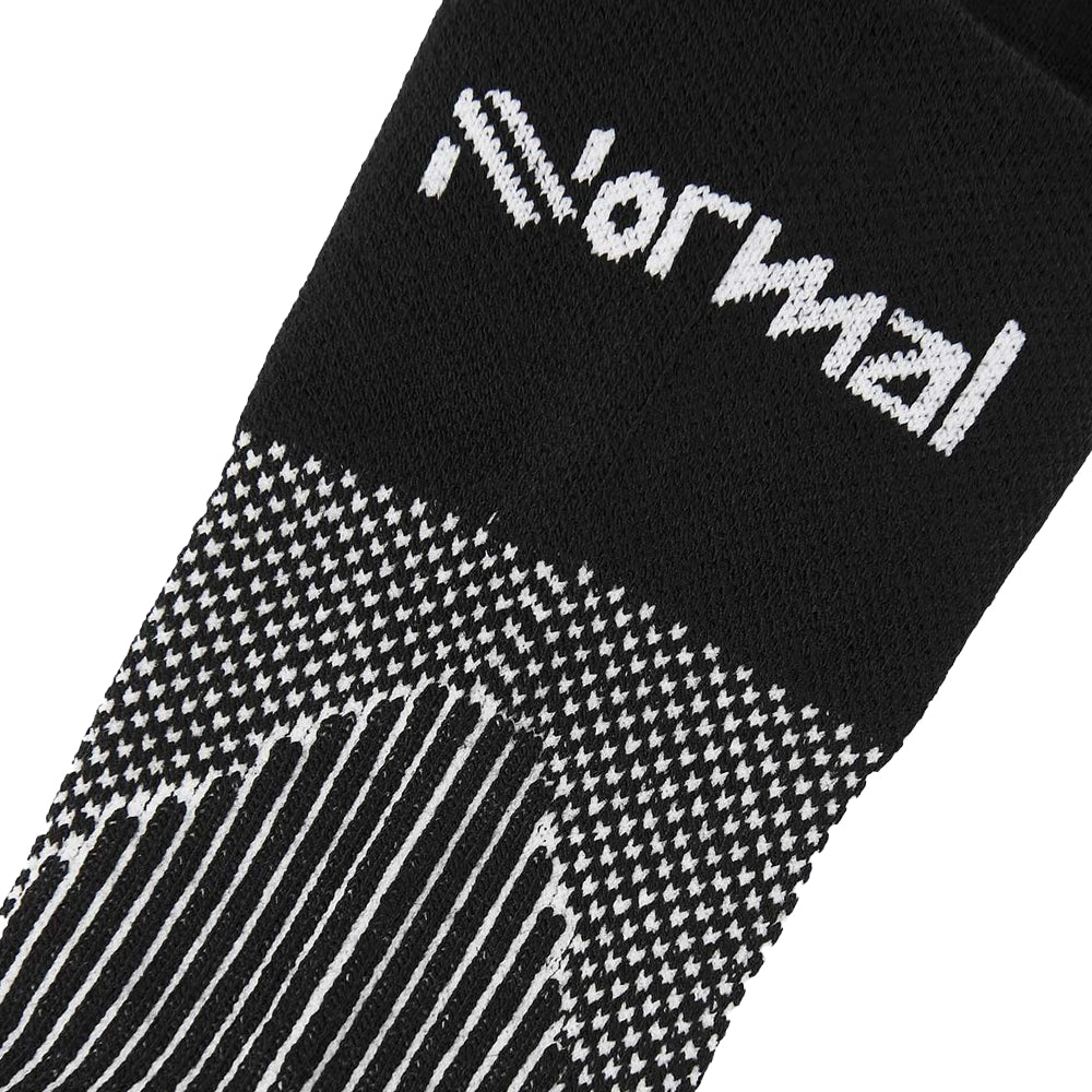 NNORMAL Running Socks - Black/White-Casual Socks-