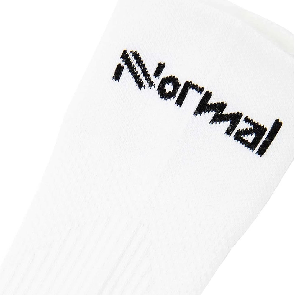 NNORMAL Running Socks - White-Casual Socks-