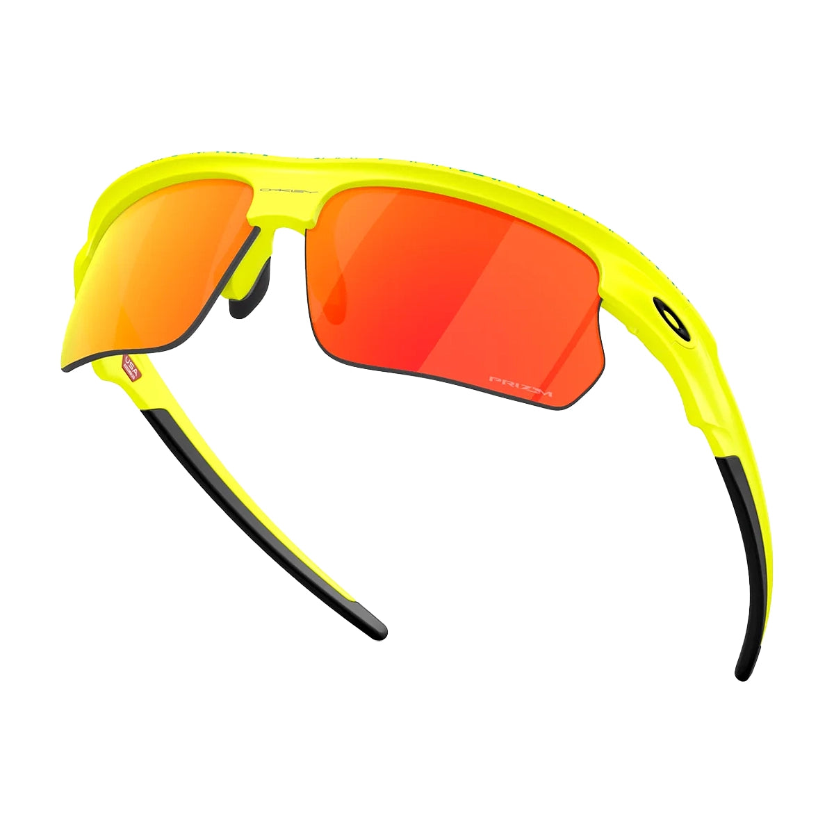 OAKLEY Bisphaera Eyewear Inner Spark - Matte Tennis Ball Yellow/Celeste Neuron Prizm Ruby-Eyewear-888392638328