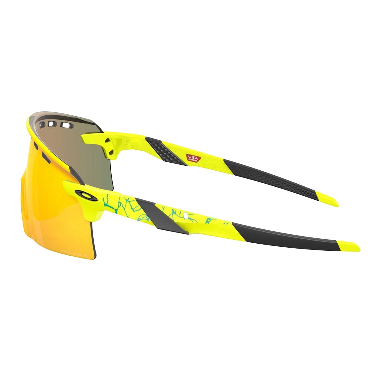 OAKLEY Encoder Strike Vented Eyewear Inner Spark - Matte Tennis Ball Yellow Prizm Ruby-Eyewear-888392640017