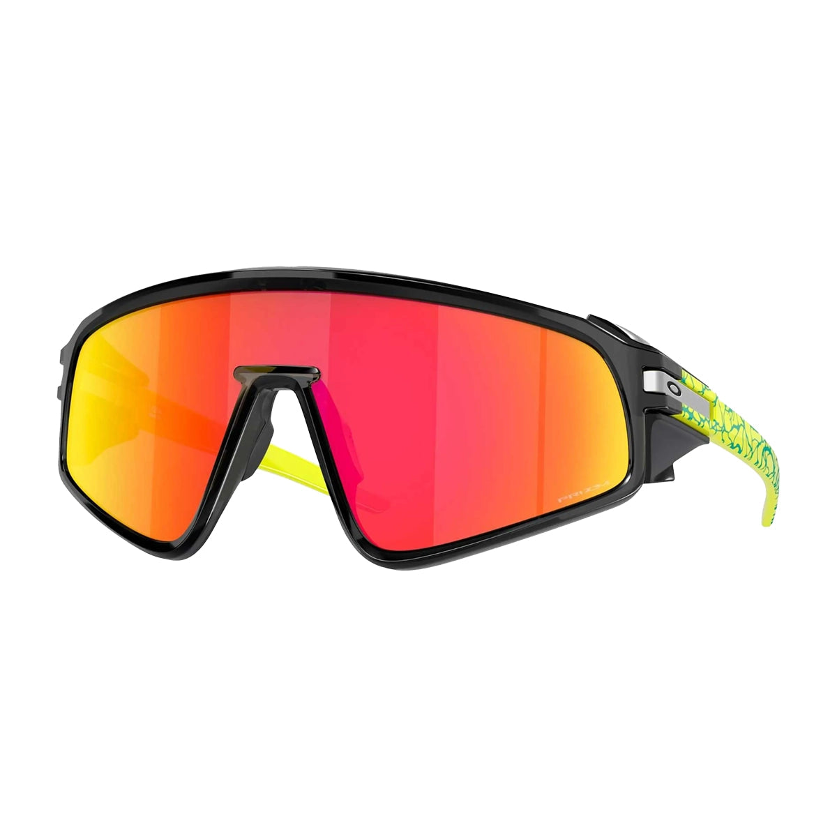 OAKLEY Latch Panel Eyewear Inner Spark - Black Ink Prizm Ruby-Eyewear-888392638335