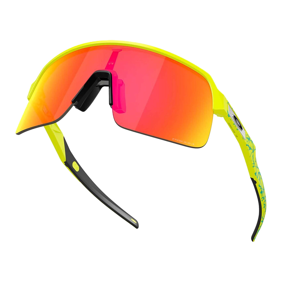 OAKLEY Sutro Lite Eyewear Inner Spark - Matte Tennis Ball Yellow Prizm Ruby-Eyewear-888392640024