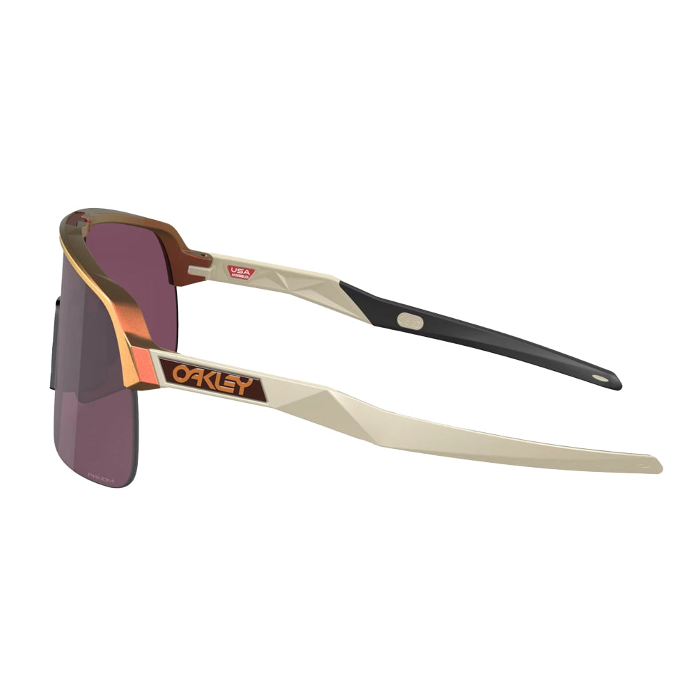 OAKLEY Sutro Lite Eyewear - Matte Red Gold Prizm Road Black-Eyewear-888392618863