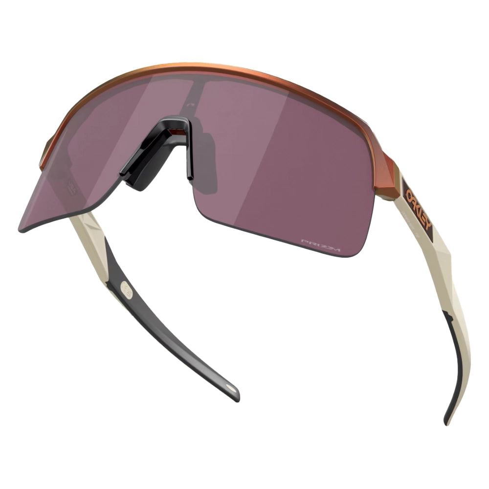 OAKLEY Sutro Lite Eyewear - Matte Red Gold Prizm Road Black-Eyewear-888392618863