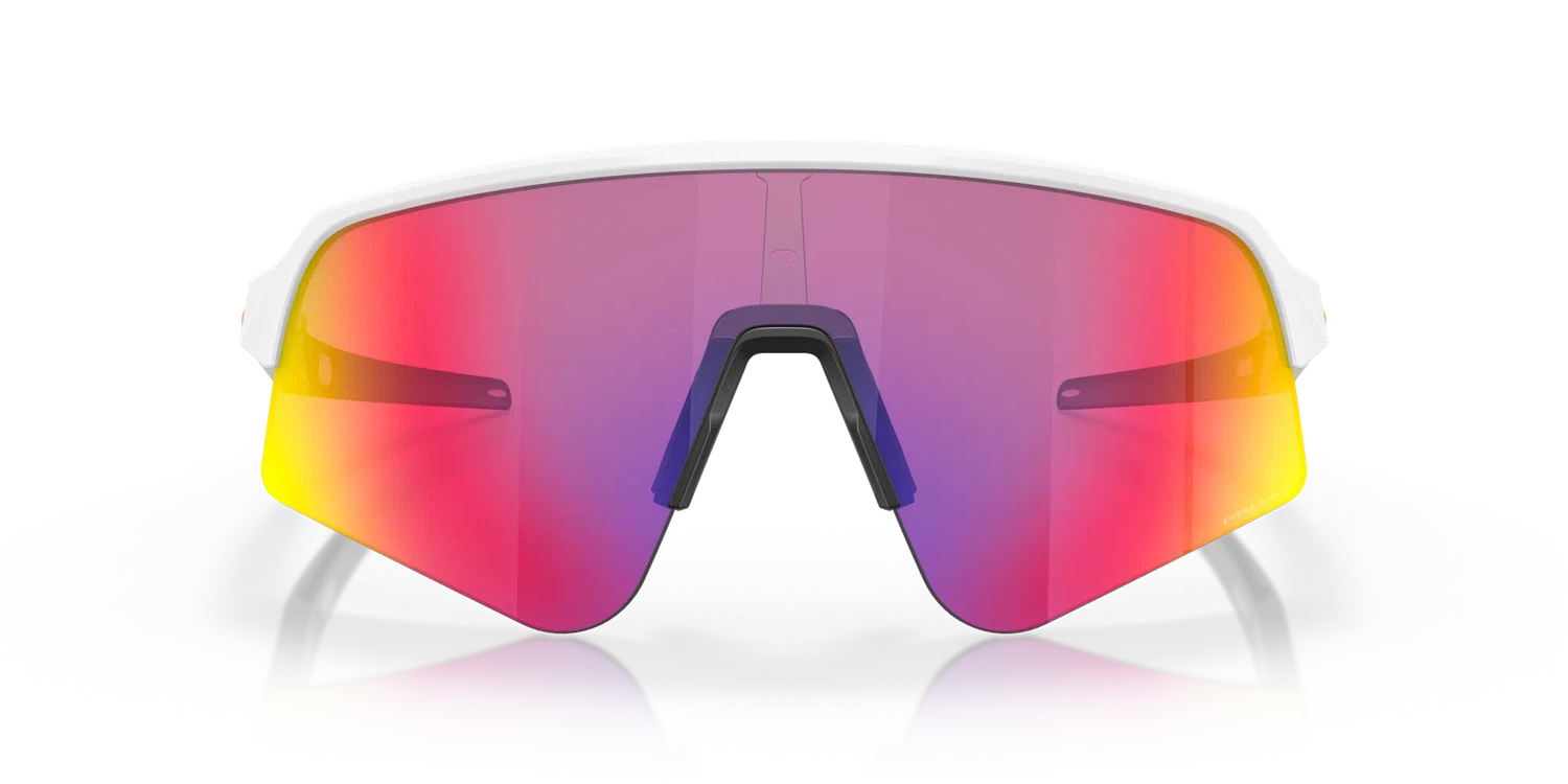 OAKLEY Sutro Lite Sweep Eyewear - Matte White Prizm Road White/Red Frame-Eyewear-888392603975