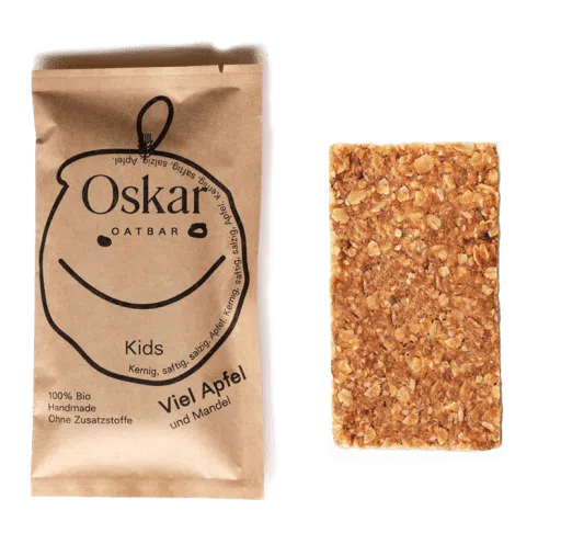 OSKAR Oatbar Nutrition Bar - Kids Apple-Nutrition Bars-97832521