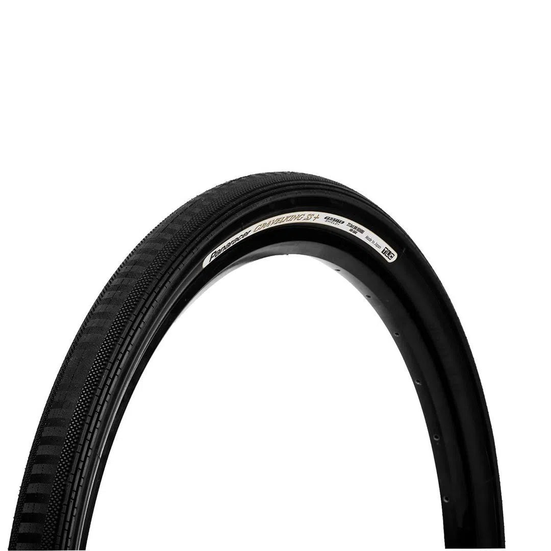 PANARACER Gravel Tyre GravelKing Semi Slick SS PLUS - Black-Gravel Tyres-