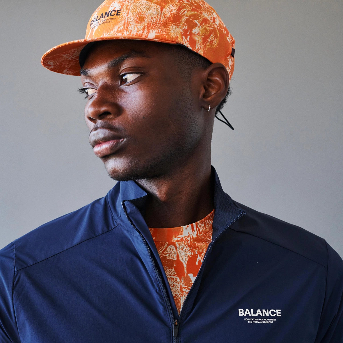 PAS NORMAL STUDIOS Balance Cap - Orange AOP