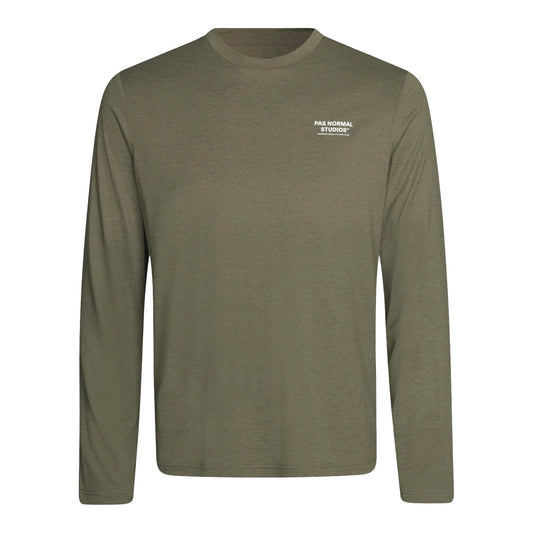 PAS NORMAL STUDIOS Balance Long Sleeve Tshirt AW2023 - Olive Grey