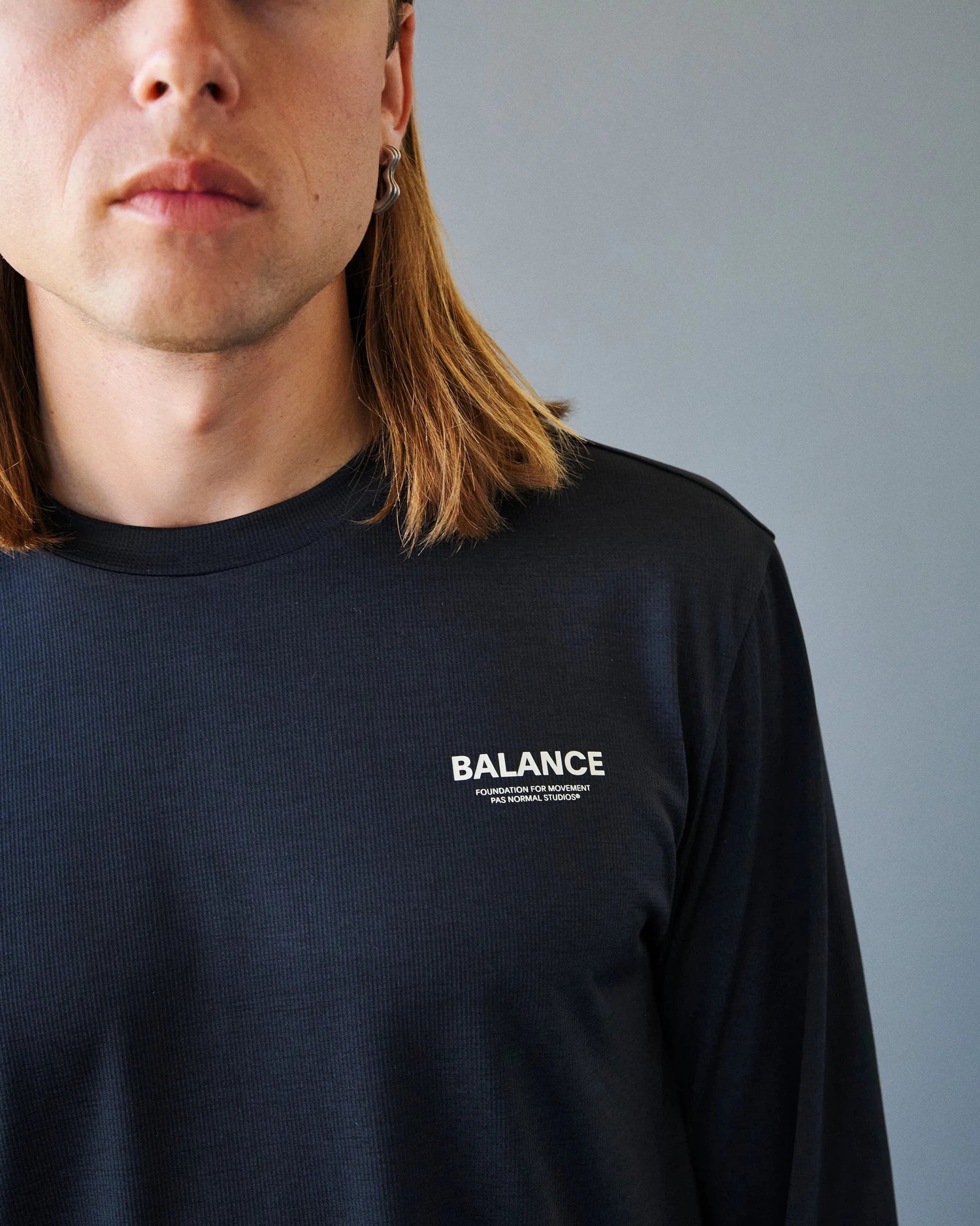 PAS NORMAL STUDIOS Balance Long Sleeve Tshirt - Black