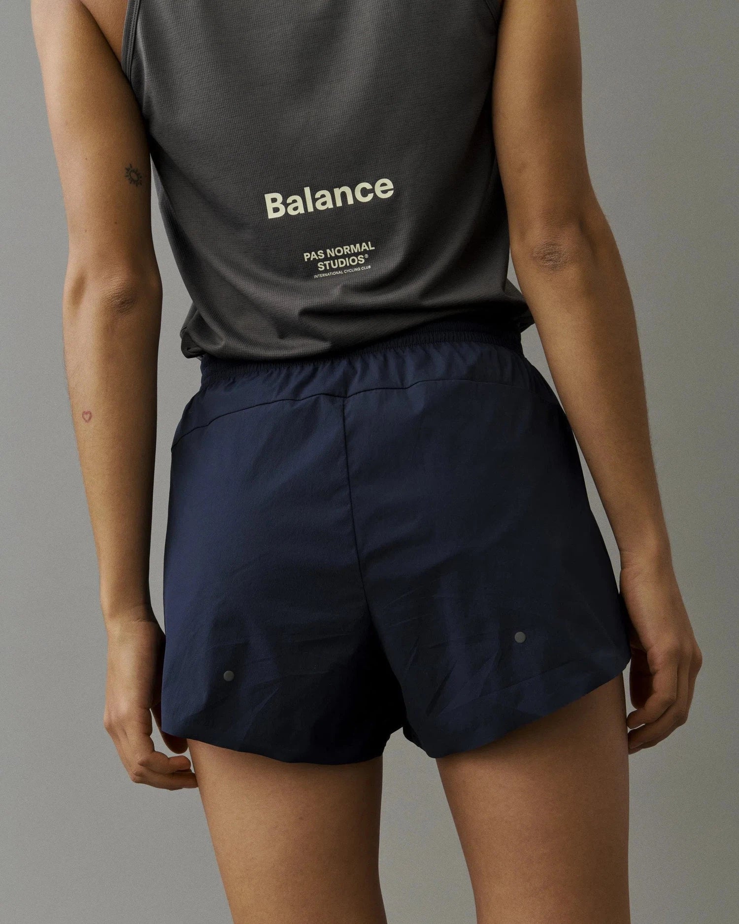 PAS NORMAL STUDIOS Balance Women Shorts AW2023 - Navy