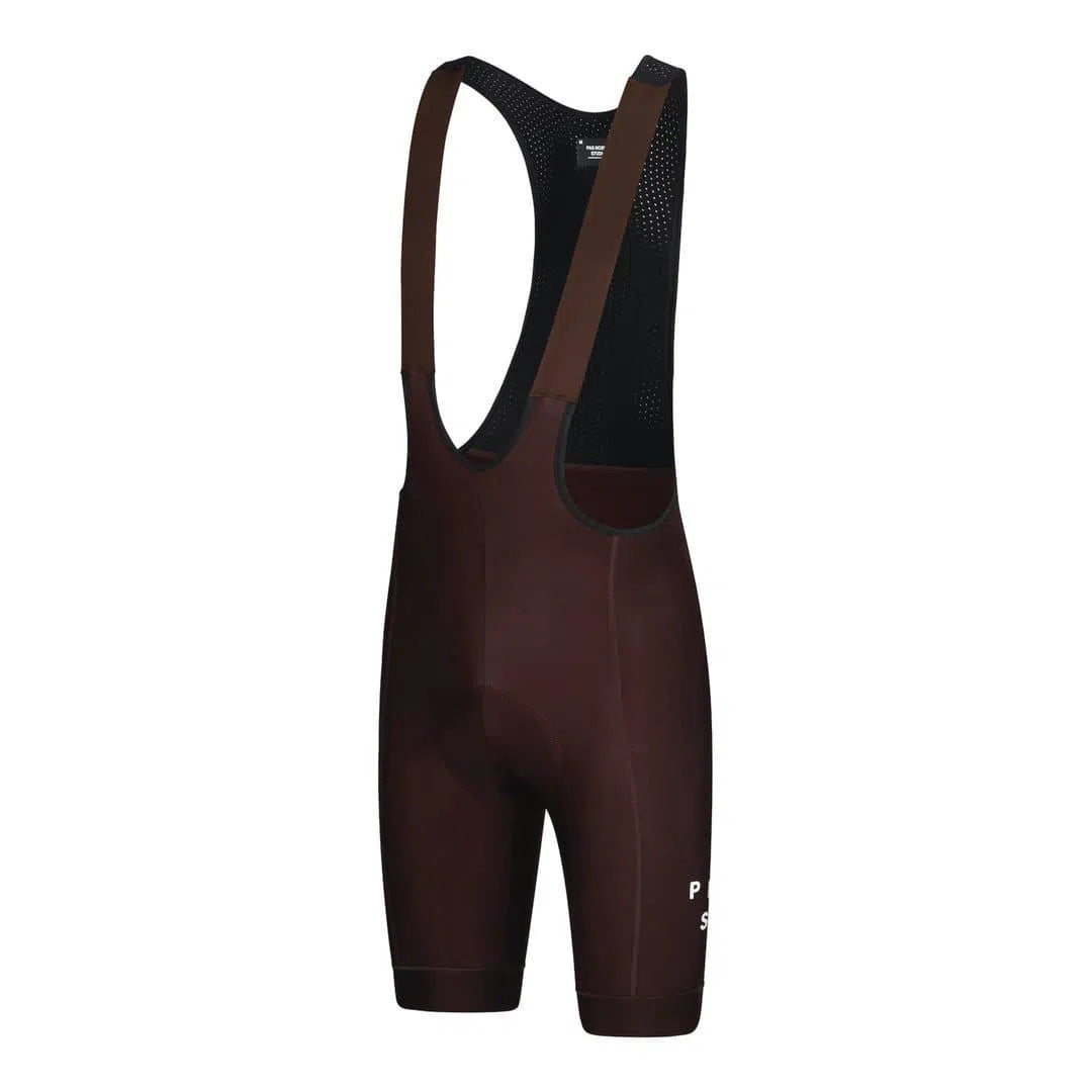 PAS NORMAL STUDIOS Control Fleece Bib Shorts - Dark Red