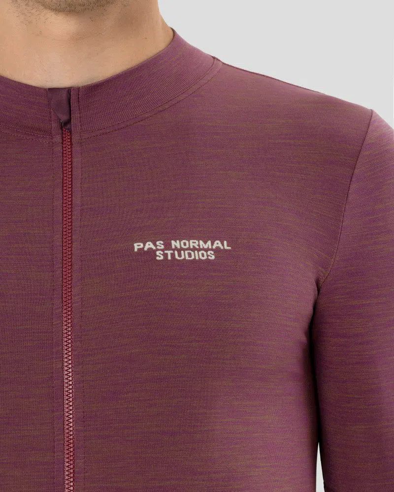 PAS NORMAL STUDIOS ESCAPISM Knit SS Jersey - Dark Red