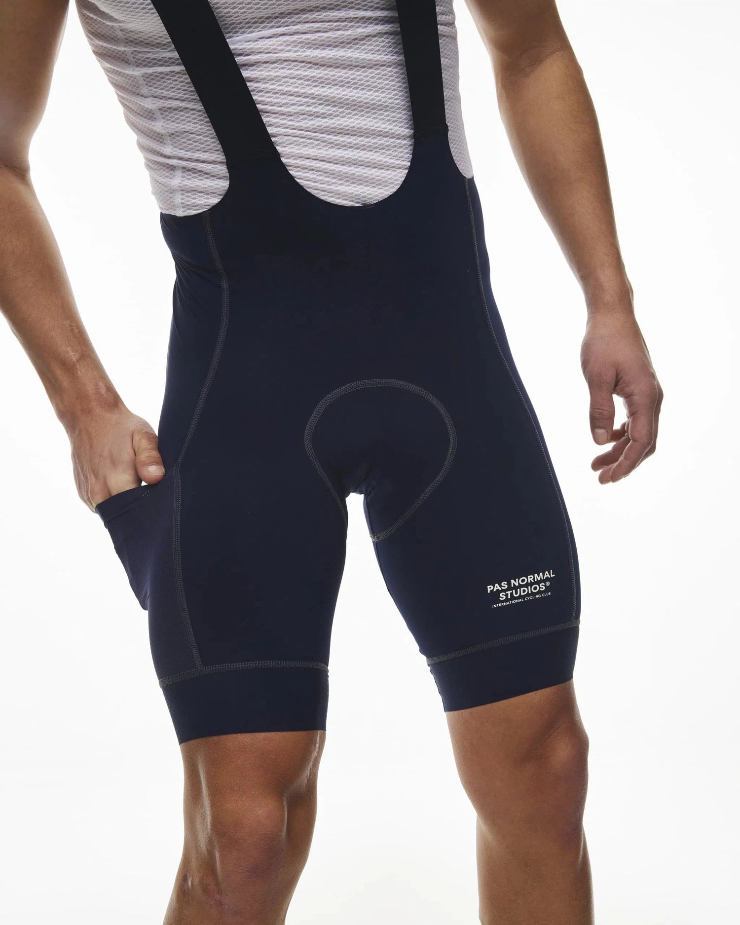 PAS NORMAL STUDIOS ESCAPISM Light Bib Shorts - Night Blue