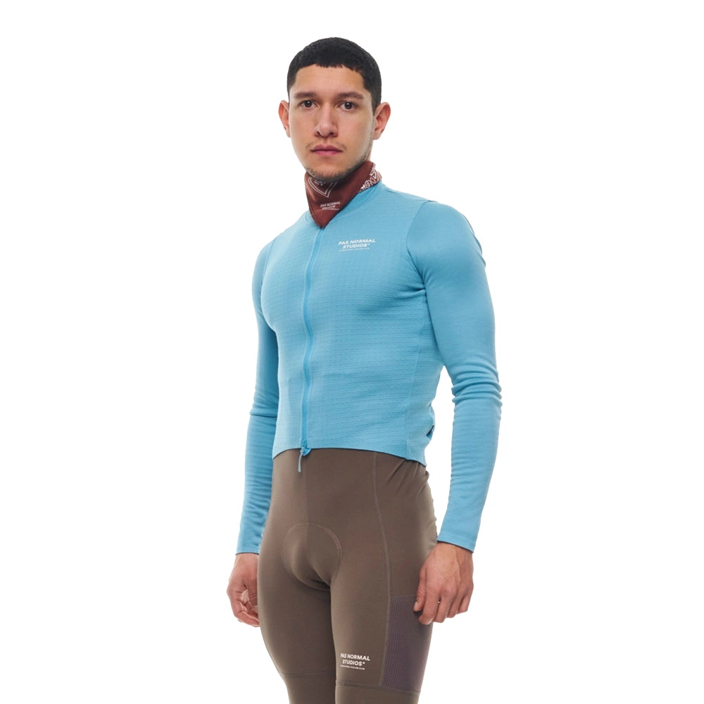 PAS NORMAL STUDIOS Escapism Wool Long Sleeve Jersey - Sky Blue