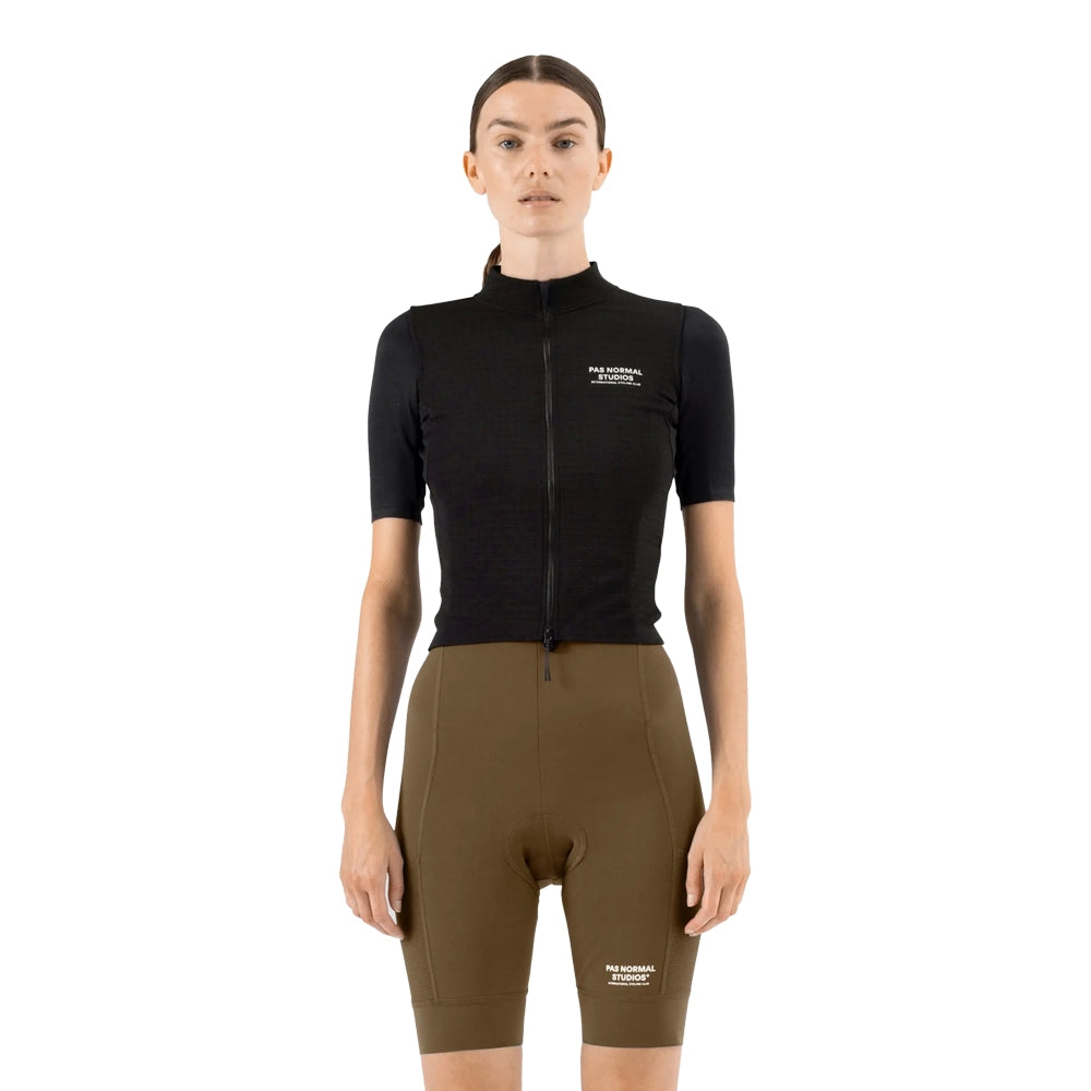 PAS NORMAL STUDIOS Escapism Wool Women SS Jersey - Black