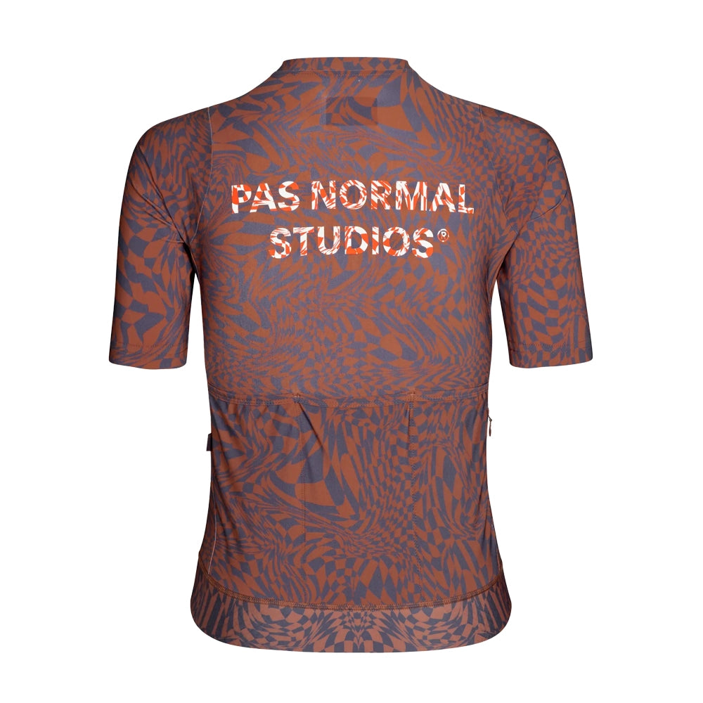 PAS NORMAL STUDIOS Essential Women Jersey - Check Dark Purple