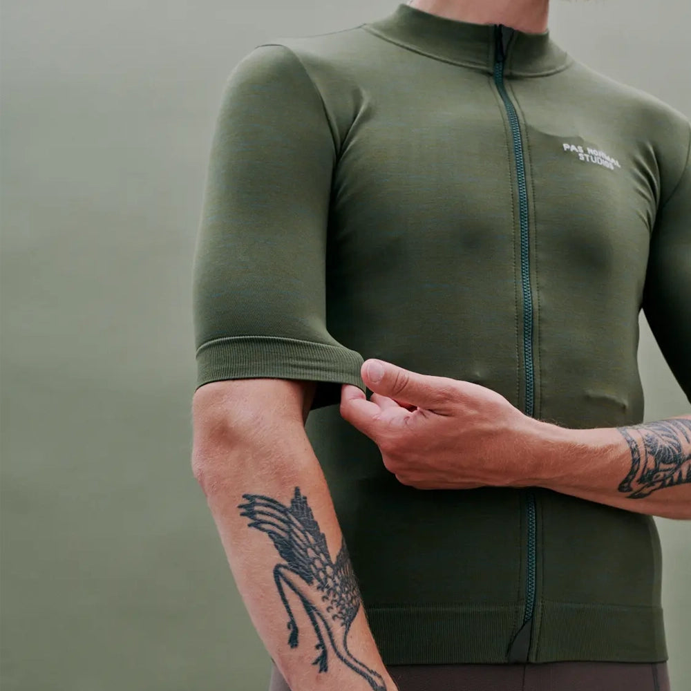 PAS NORMAL STUDIOS Knit Jersey - Dark Moss