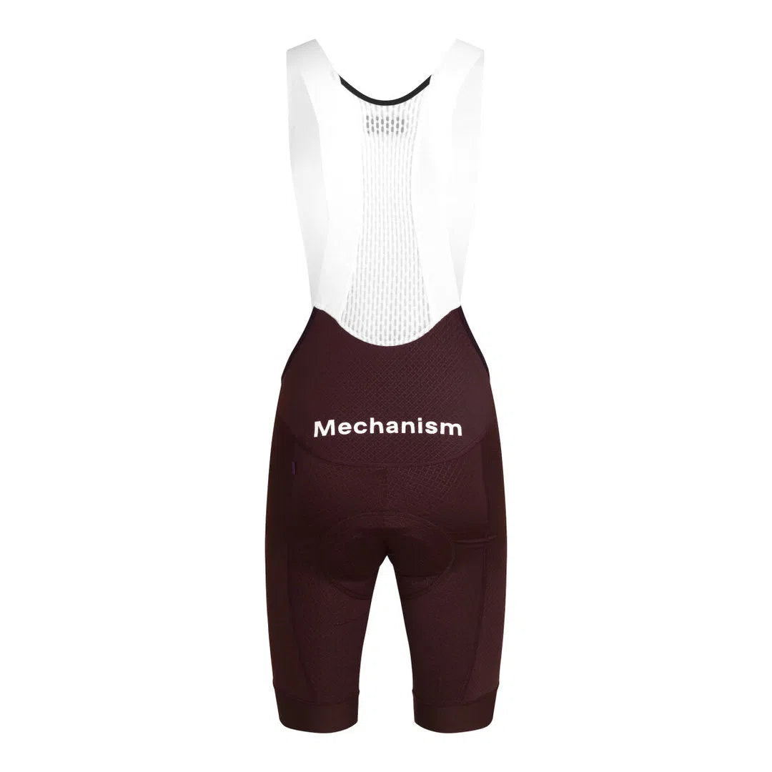 PAS NORMAL STUDIOS Mechanism Bib Shorts - Dark Red