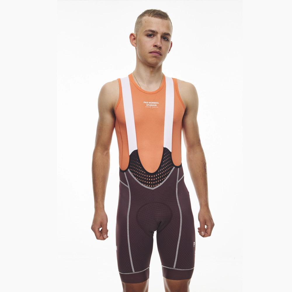 PAS NORMAL STUDIOS Mechanism Bib Shorts SS23 - Light Burgundy