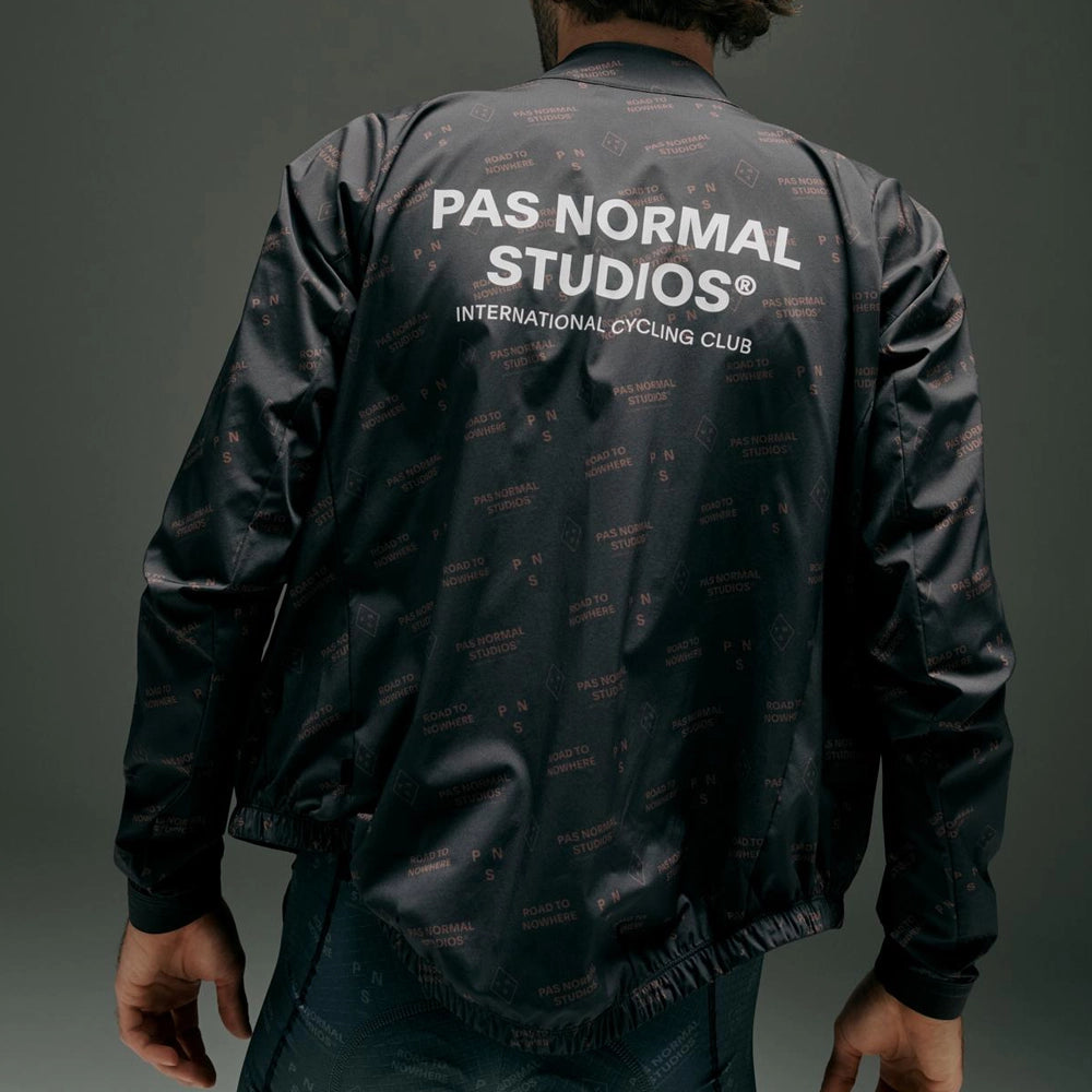 PAS NORMAL STUDIOS Mechanism Late Drop Stow Away Jacket SS23 - Black Contrast