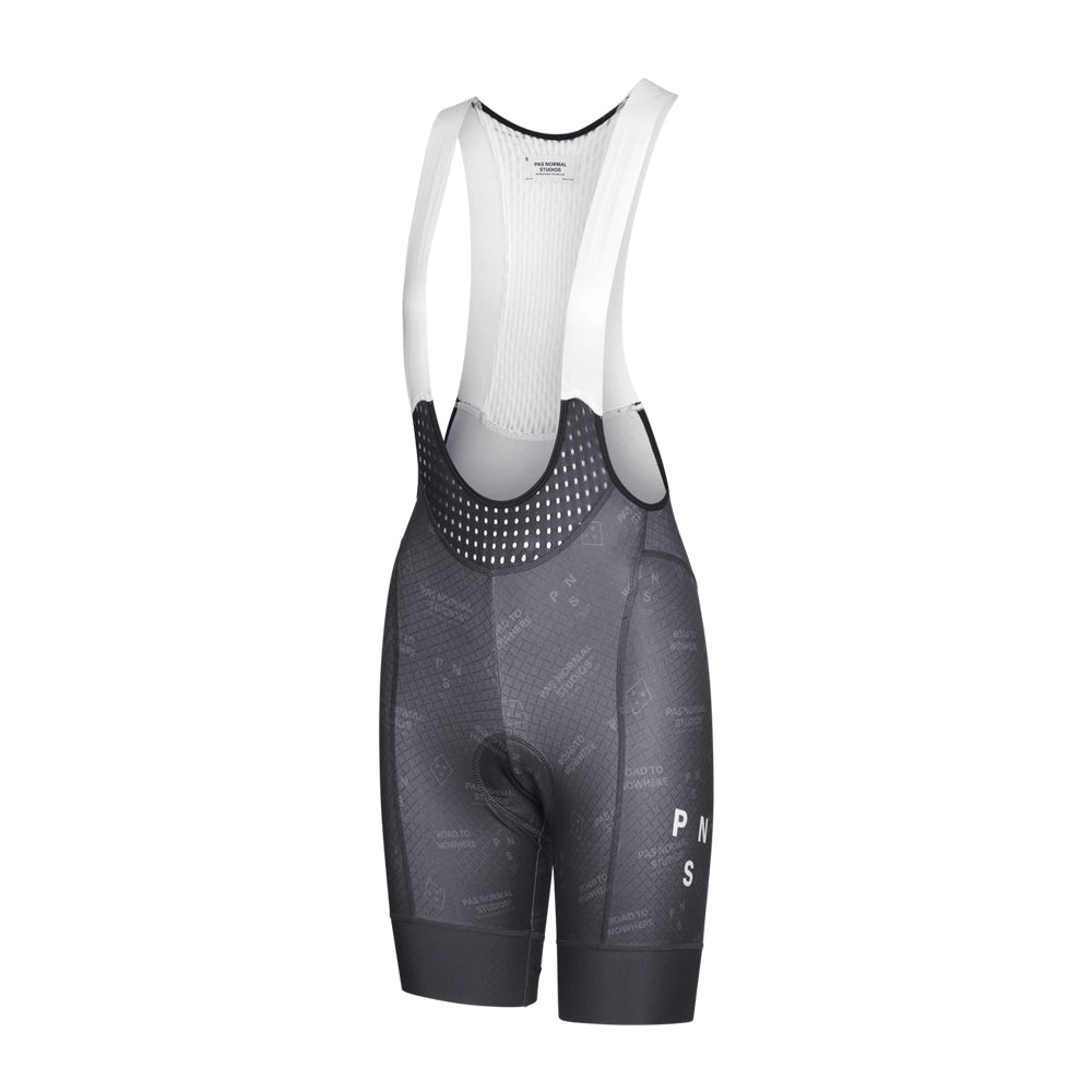 PAS NORMAL STUDIOS Mechanism Late Drop Women Bib Shorts SS23 - Black Contrast