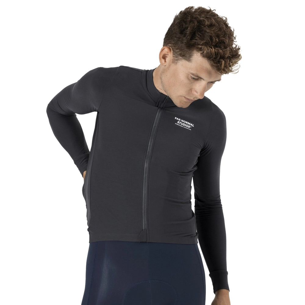 PAS NORMAL STUDIOS Mechanism Long Sleeve Jersey - Anthracite AW23