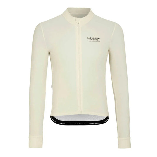 PAS NORMAL STUDIOS Mechanism Maniga LLarga Maillot de Ciclisme AW23 - Off White